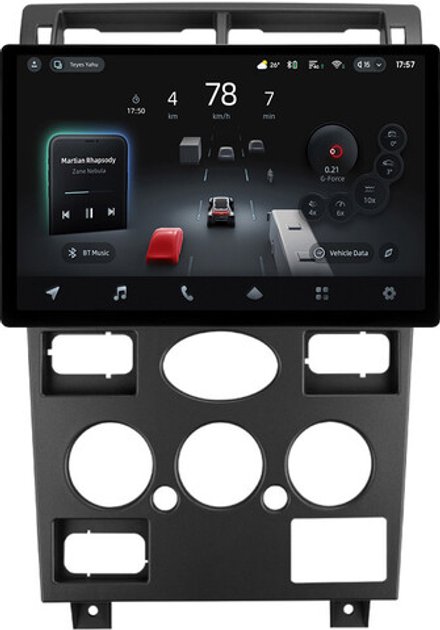 Магнитола для Ford Mondeo 3 2000-2006 (кондиционер) - Teyes CC4-PRO монитор 13" 2K QLED на Android 13, Snapdragon 778G, ИИ, CarPlay, DSP, 4G SIM-слот