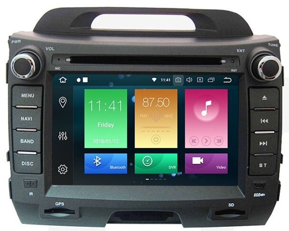 Магнитола для KIA Sportage 2010-2016 - Kuberg MKD-K890-P6 на Android 10, 6-ТУРБО ядер, 4ГБ-64ГБ