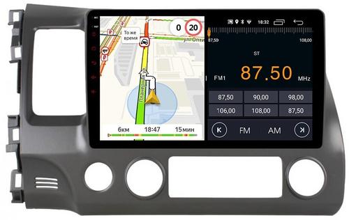 Магнитола для Honda Civic 8 4d 2005-2012 седан - Parafar PF044FHD на Android 13, 8-ядер, 2Гб+32Гб, CarPlay, 4G SIM-слот