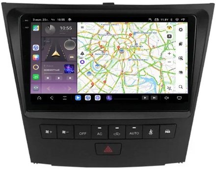 Магнитола для Lexus GS III 2005-2012 - Kuberg OL-9564 QLed+2K, Android 13, TS20, CarPlay, 4G SIM-слот