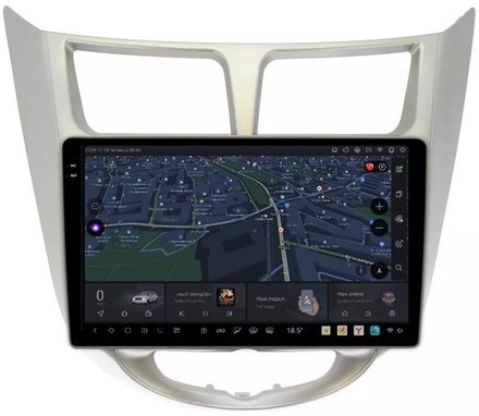 Магнитола для Hyundai Solaris 2010-2016 - Kuberg OL-9707 QLed+2K, Android 13,UIS7870 (DUDU7), CarPlay, SIM-слот