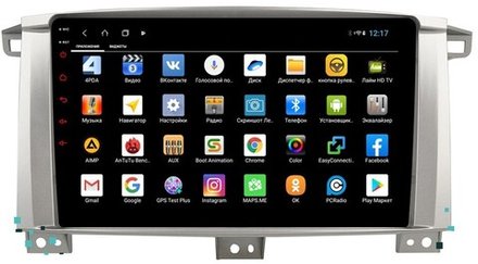 Магнитола для Toyota Land Cruiser 105 1998-2007 - Parafar PF451XHD на Android 13, 8-ядер, 4Гб+64Гб, CarPlay, 4G SIM-слот