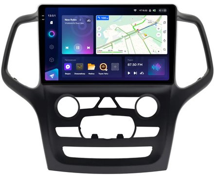 Магнитола для Jeep Grand Cherokee WK2 2013-2022 (ШГУ 5") - Teyes CC3-2K QLed Android 10, ТОП процессор, SIM-слот, CarPlay