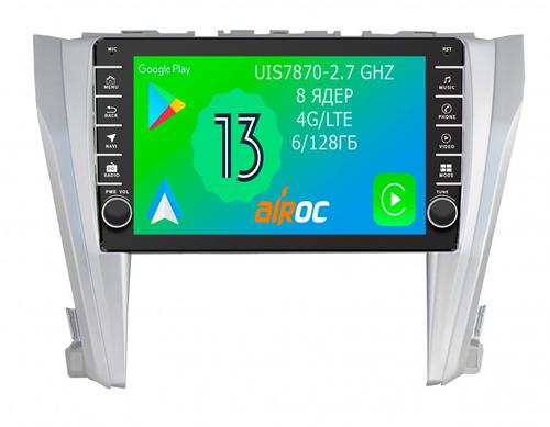 Магнитола для Toyota Camry 2014-2018 - Airoc AB-1117 (кнопки и крутилки), Android 13, TS20, 6/128Гб, SIM-слот, CarPlay