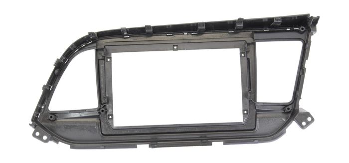 Комплект рамки с разъёмами 9"+can Hyundai Elantra 6 2019-2020 (штатная камера) карбон