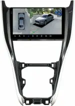 Магнитола для Toyota Harrier 3 XU60 2017-2020 (большая рамка) - FarCar BX10-360-9534F3 монитор 10.36" 2K QLED на Android 13, Быстрая, CarPlay, 4G SIM-слот, 4 камеры в комплекте