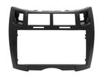 Комплект рамки с разъёмами 9" Toyota Yaris/Vitz P90 2005-2010 черная Тип 2 с боковинами