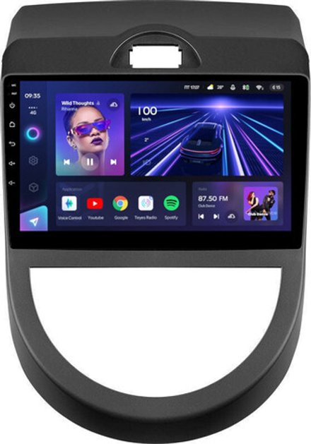 Магнитола для KIA Soul 2008-2011 (AM) - Teyes CC3 Android 10, ТОП процессор, 4/32 Гб, CarPlay, SIM-слот