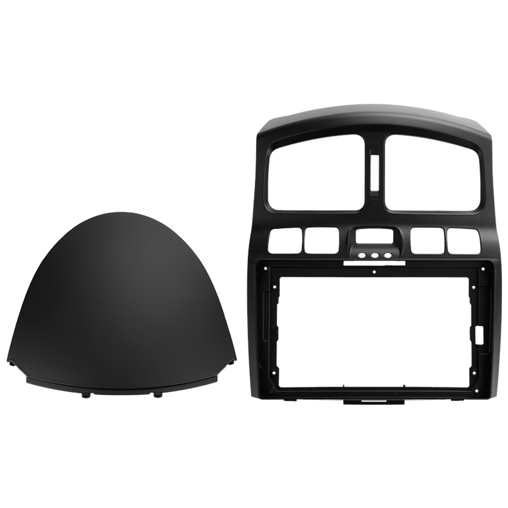 Комплект рамки с разъёмами 9" Hyundai Santa Fe SM 2000-2012 For JAC S1 (Rein) 1 2007-2013