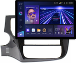 Магнитола для Mitsubishi Outlander 3 2012-2022 (левый руль, рамка 10) - Teyes CC3-2K монитор 13", QLED+2K, Android 10, ТОП процессор, 4G SIM-слот, CarPlay