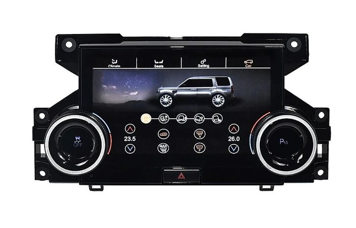 Сенсорная панель климата Land Rover Discovery 4 2010-2016 - LCD / ЖК экран 7", без отверстия под CD