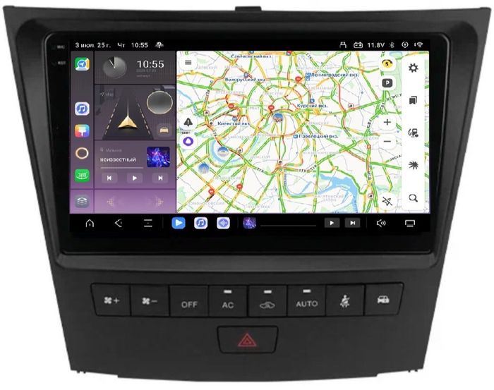 Магнитола для Lexus GS III 2005-2012 - Kuberg OL-9564 QLed+2K, Android 13, TS20, CarPlay, 4G SIM-слот
