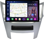 Магнитола для Subaru Legacy 5, Outback 4 2009-2014 (правый руль) - FarCar BX877 монитор 13" 2K QLED на Android 13, TS10, 6+128, CarPlay, 4G SIM-слот