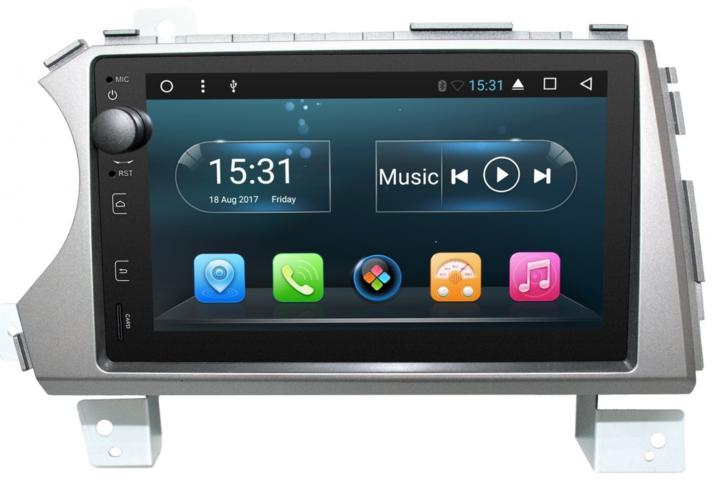 Магнитола для SsangYong Actyon 2005-2010, Kyron, Actyon Sports 2006-2016 - Kuberg KR-7140-T8 на Android 9, 8-ядер и 2ГБ-32ГБ