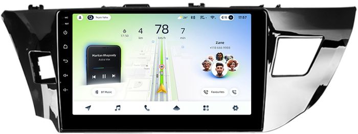 Магнитола для Toyota Corolla E180 2012-2016 (штатная КЗВ) - Teyes CC4L-DTS монитор 10.1" IPS, Android 14, Быстрая, Snapdragon 662, CarPlay, 4G SIM-слот