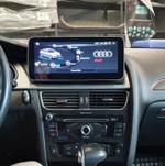 Магнитола для Audi A4 B8, A5 8T 2007-2016 (с джойстиком MMI) - Teyes LUX ONE ROUND монитор 12.3" 2K QLED на Android 10, CarPlay, 4G SIM-слот