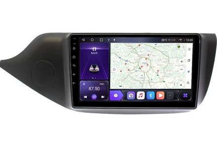 Магнитола для KIA Ceed 2 (JD) 2012-2018 (рамка матовая) - Kuberg OL-9781 QLed, Android 12, TS10, CarPlay, 4G SIM-слот