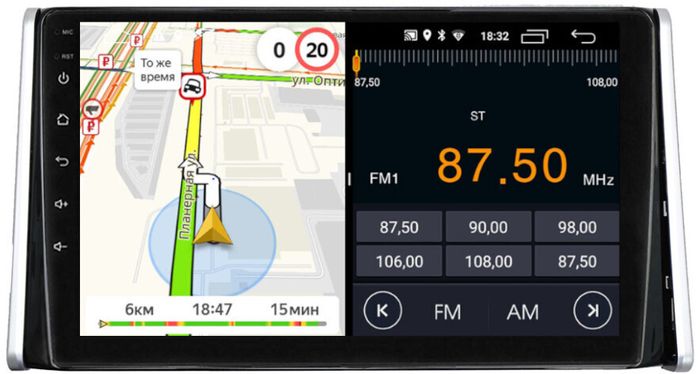 Магнитола для Toyota RAV4 5 2019-2022 - Parafar PF568T4RNF на Android 13, CarPlay, 4G SIM-слот