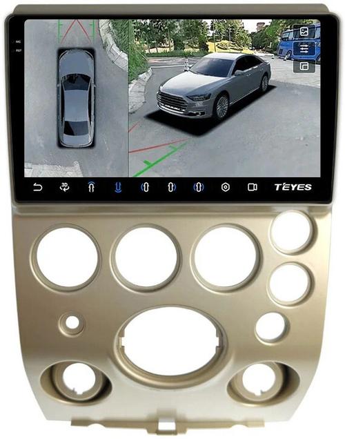 Магнитола для Infiniti QX56 JA60 2004-2007 (поддержка Bose) - Teyes CC3-2K-360 монитор 9.5" 2K QLED на Android 10, 6Гб+128Гб, CarPlay, 4G SIM-слот, 4 камеры в комплекте