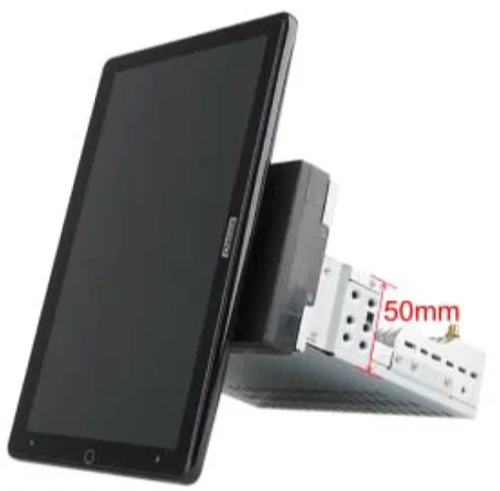 1DIN магнитола с поворотным экраном 10.1" - Kuberg OL-1035-D на Android 10, 4+64Гб, CarPlay, 4G SIM-слот
