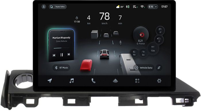 Магнитола для Mazda 6 GJ 2015-2018 - Teyes CC4-PRO монитор 13" 2K QLED на Android 13, Snapdragon 778G, ИИ, CarPlay, DSP, 4G SIM-слот