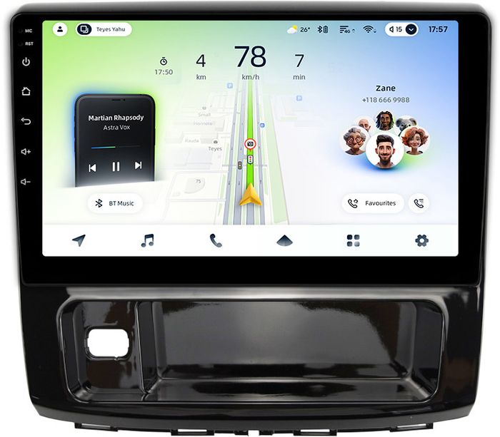 Магнитола для Haval H9 2015-2021 - Teyes CC4L монитор 10" IPS на Android 14, Snapdragon 662, CarPlay, 4G SIM-слот