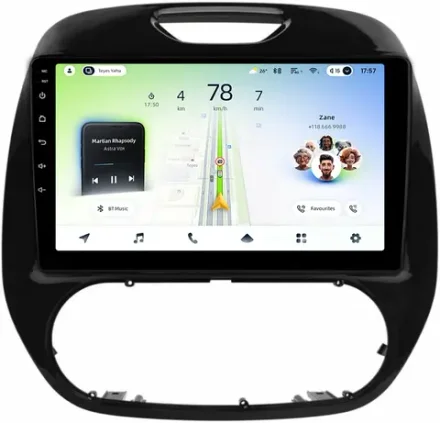 Магнитола для Renault Kaptur 2016+ - Teyes CC4L монитор 9" IPS на Android 14, Snapdragon 662, CarPlay, 4G SIM-слот