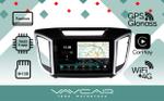 Магнитола для Hyundai Creta 2016-2021 (рамка 9) - Vaycar VA23-9407-2K на Android 13, Быстрая, 2K QLED, CarPlay,4G SIM-слот