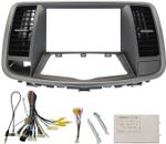 Магнитола для Nissan Teana J32 2008-2013 (ШГУ цветной, рамка тип 2) - Teyes CC3-2K-360 монитор 9.5" 2K QLED на Android 10, 6+128Гб, CarPlay, 4G SIM-слот, 4 камеры в комплекте
