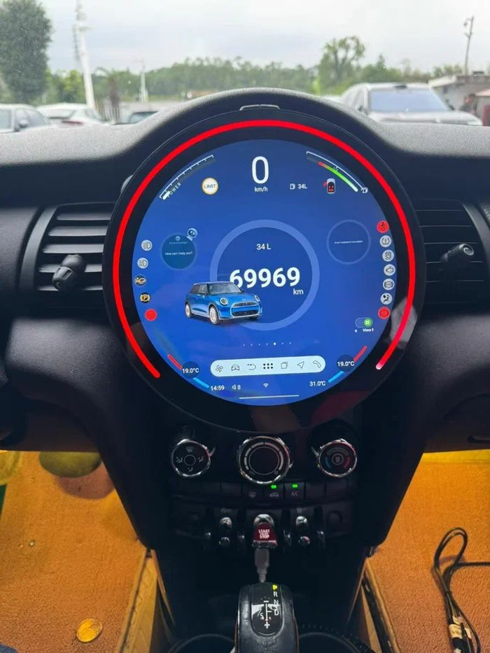 Магнитола для Mini Cooper F60 - Kuberg монитор 11,9" на Android 13, Быстрая, 4G SIM-слот