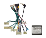 Комплект рамки с разъёмами 9"+can Toyota Prado 150 2009-2013 серебро