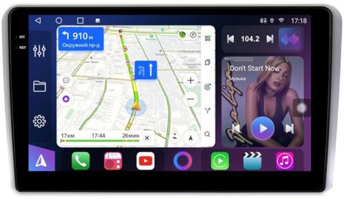 Магнитола для AUDI A3 8P 2003-2011 - FarCar BM049M монитор 9.5" QLED на Android 14, TS10, 4+32Гб, CarPlay, 4G SIM-слот