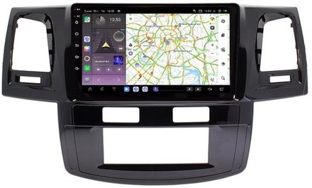 Магнитола для Toyota HiLux 2011-2015 - Kuberg QLed, Android 13, TS20, CarPlay, SIM-слот