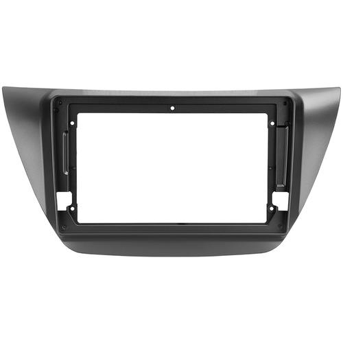 Комплект рамки с разъёмами 9" Mitsubishi Lancer 9, Cedia 2000-2008 черная рамка+климат
