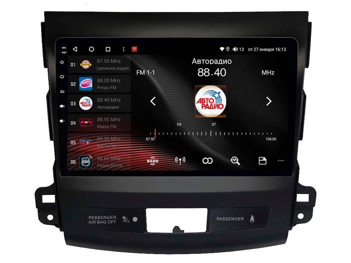 Магнитола для Peugeot 4007 2007-2011 - Vaycar VA59-0056 на Android 13, 8-ядер, 2Гб-32Гб, 4G SIM-слот