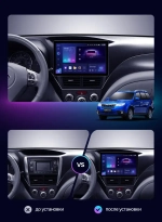 Магнитола для Subaru Forester 3 (SH) 2008-2013, Impreza GH, GE - Teyes CC3-2K монитор 13", QLED+2K, Android 10, 4G SIM-слот, CarPlay