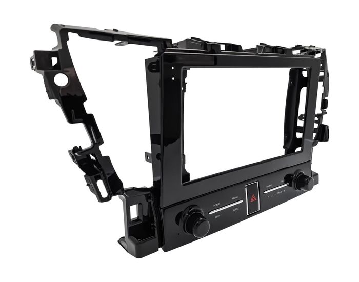 Комплект рамки с разъёмами 10" Toyota Alphard H30, Velfire 2015-2022 с кнопками (JBL более 10 динамиков)