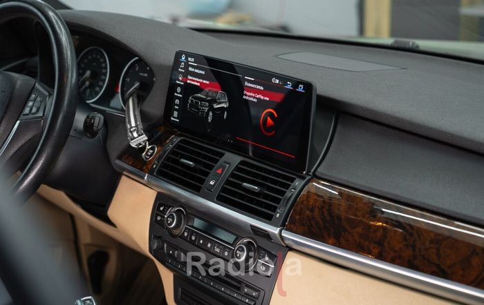 Магнитола для BMW X5 E70, X6 E71 2006-2009 CСC - RDL-1215-L монитор 12.3" на Android 13, 8+128Гб, CarPlay, 4G SIM-слот
