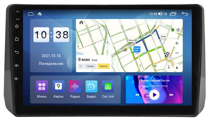 Магнитола для Toyota Camry 70 (75) 2021-2023 (Китай) - Parafar PF565LUX2XHD на Android 13, 8-ядер, 4Гб+64Гб, CarPlay, 4G SIM-слот