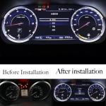 Электронная панель приборов Toyota Land Cruiser 200 2007-2015 - Kuberg NH-LCD-T01 с LCD / ЖК 12.3" экраном QLED