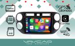 Магнитола для Volkswagen Tiguan 2011-2016 (рамка черная, прямоуг. кнопка) - Vaycar VA81-0489 на Android 13, Быстрая, 4G SIM-слот