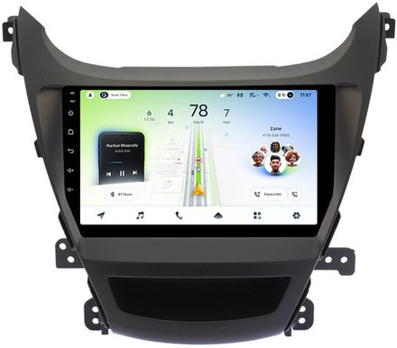 Магнитола для Hyundai Elantra 5 MD 2013-2015 - Teyes CC4L монитор 9" IPS на Android 14, Snapdragon 662, CarPlay, 4G SIM-слот