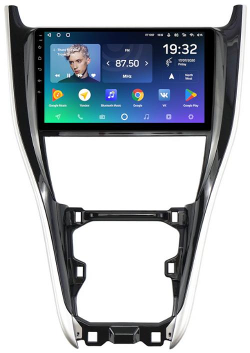 Магнитола для Toyota Harrier 3 XU60 2017-2020 (большая рамка) - Teyes CC2 PLUS на Android 10, ТОП процессор, 4Гб+64Гб, 4G SIM-слот