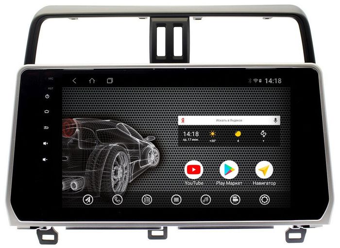 Магнитола для Toyota Land Cruiser Prado 150 2017-2023 - AK362R10-MTK Android 10