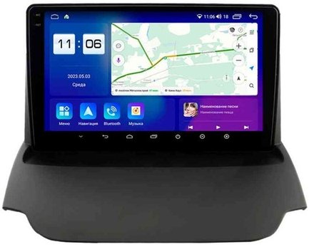 Магнитола для Ford EcoSport 2014-2017 - Parafar PF254RN2K на Android 13, QLED+2K, ТОП процессор, 4Гб+32Гб, CarPlay, 4G SIM-слот