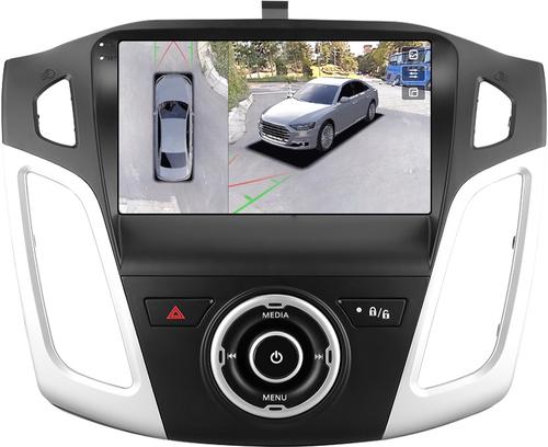 Магнитола для Ford Focus 3 2011-2019 (поддержка автопарковки) - Teyes CC3-2K-360 на Android 10, 2K QLED, 6Гб+128Гб, CarPlay, 4G SIM-слот, 4 камеры в комплекте