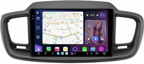 Магнитола для KIA Sorento Prime UM 2015-2020 (рамка большая) - FarCar GX442M монитор 10.36" 2K QLED на Android 14, TS20, 6+128Гб, CarPlay, 4G SIM-слот