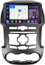 Магнитола для Ford Ranger 3 2011-2015 (рамка тип 1) - FarCar S500-TS10 монитор 9.5" QLED на Android 14, Быстрая, CarPlay, 4G SIM-слот