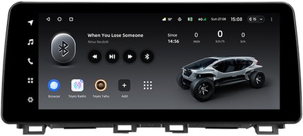 Магнитола для Mazda CX-4 2016-2024 - Teyes LUX ONE монитор 12.3" 2K QLED на Android 10, CarPlay, 4G SIM-слот, 6/128ГБ