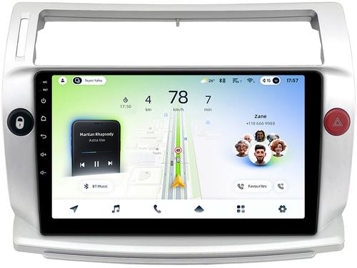 Магнитола для Citroen C4 2004-2011 - Teyes CC4L монитор 9" IPS на Android 14, Быстрая, Snapdragon 662, CarPlay, 4G SIM-слот